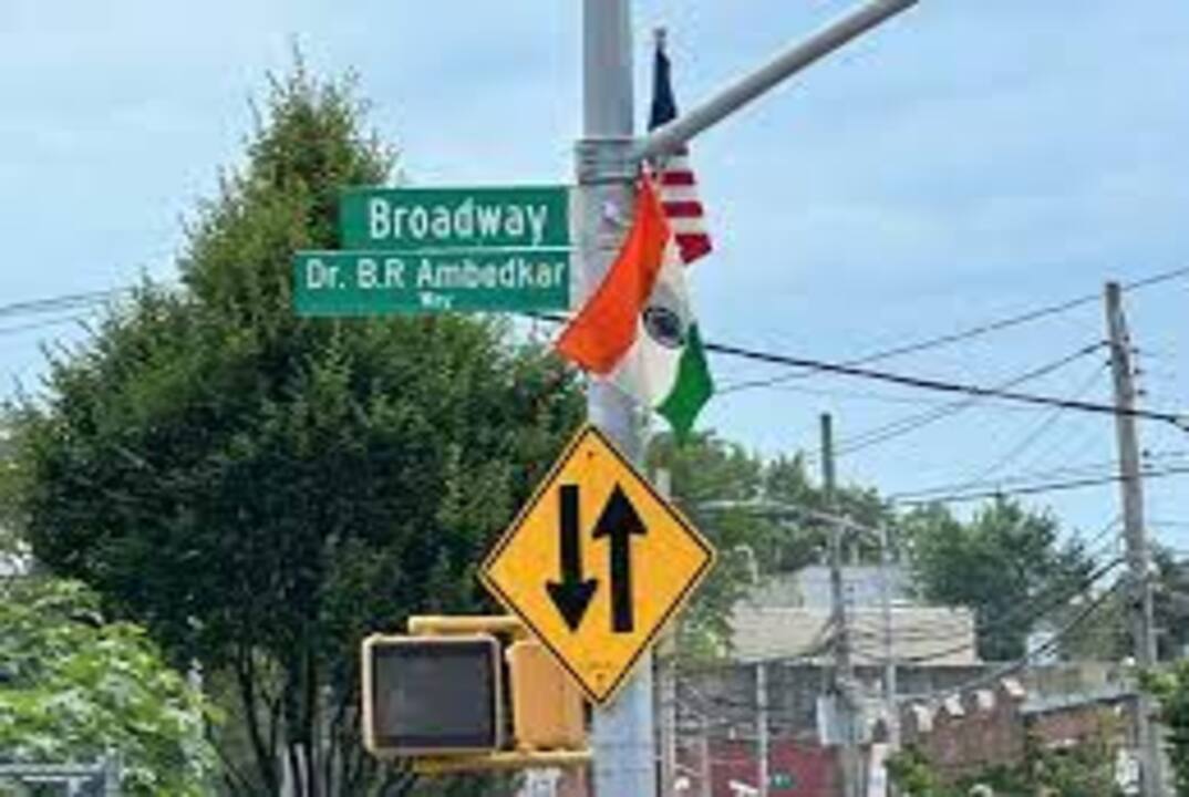 Dr. B.R. Co-naming of New York Road intersection in honor of Ambedkar.